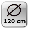 diameter 120 cm
