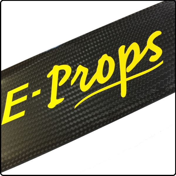 Colored E-Props vinyl stickers